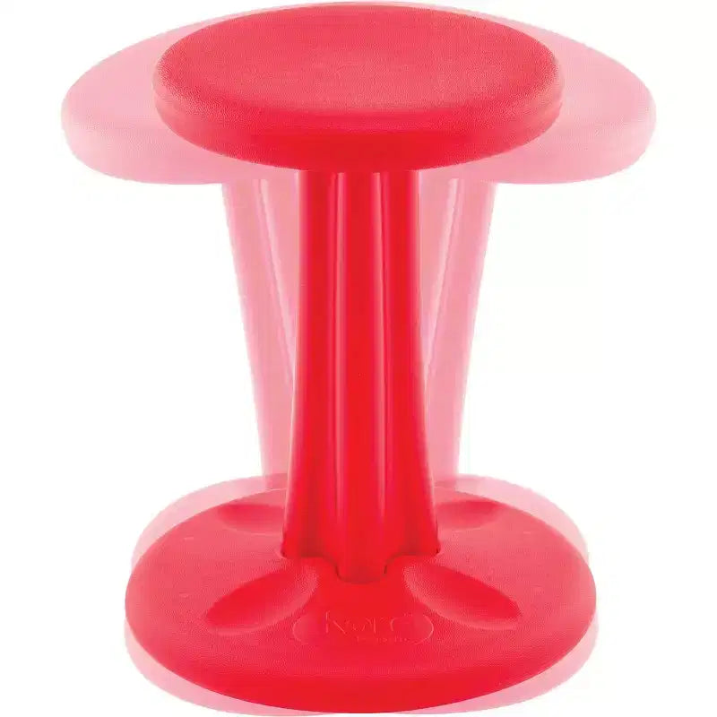 Sedia a dondolo per bambini 16" – Sgabello per la seduta attiva, Altezza fissa, Rosso