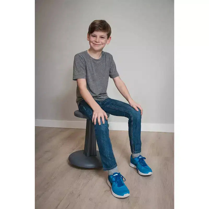 Sedia a dondolo per bambini 16" – Sgabello per la seduta attiva, Altezza fissa, Rosso