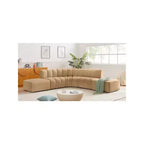 Divano modulare curvo Arc Velvet