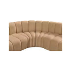 Divano modulare curvo Arc Velvet
