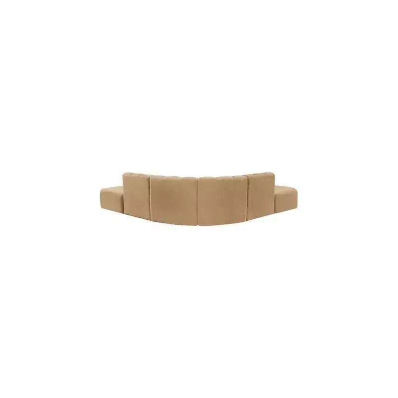 Divano modulare curvo Arc Velvet