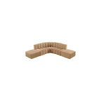 Divano modulare curvo Arc Velvet