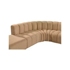 Divano modulare curvo Arc Velvet