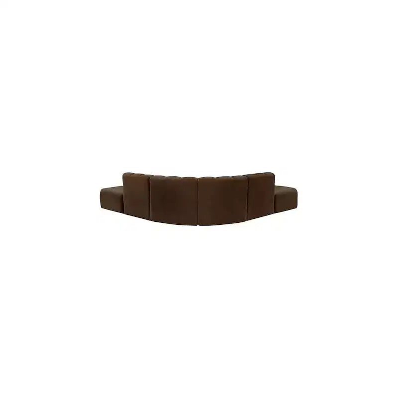 Divano modulare curvo Arc Velvet