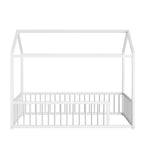 Struttura letto per bambini a forma di casetta con sponde di sicurezza – Singolo/Matrimoniale