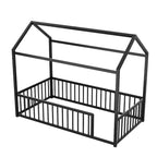 Struttura letto per bambini a forma di casetta con sponde di sicurezza – Singolo/Matrimoniale