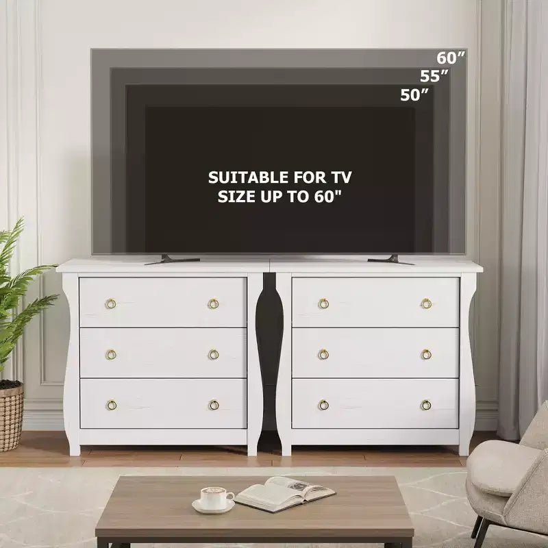 Cassettiera verticale a 3 cassetti con design in stile francese