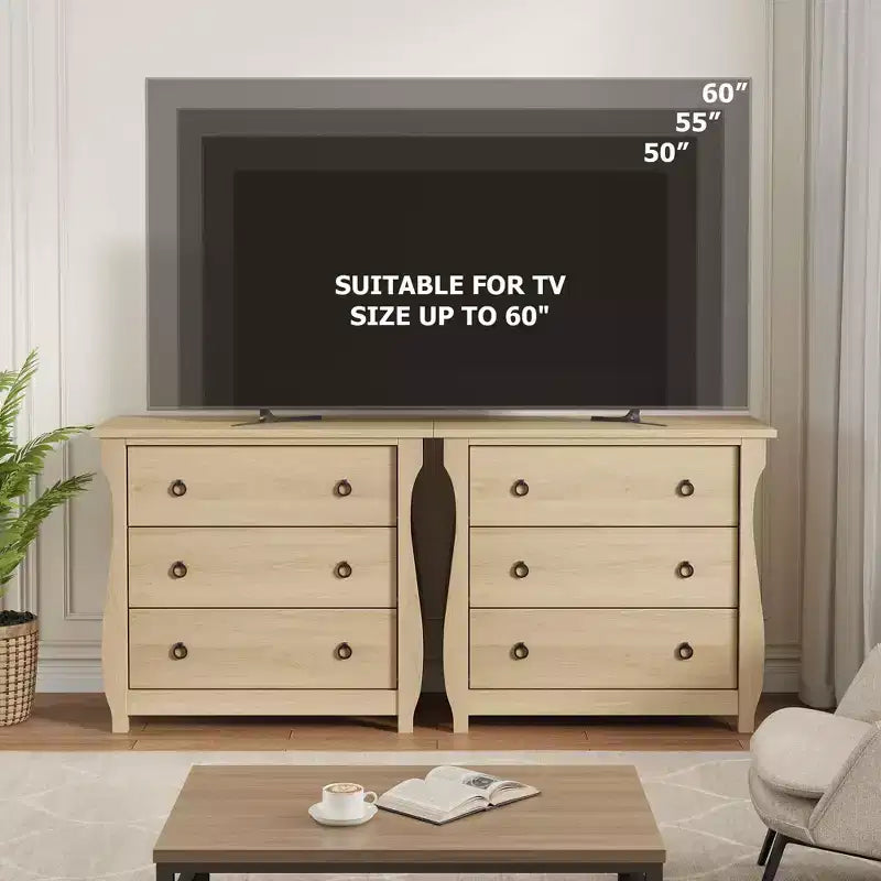 Cassettiera verticale a 3 cassetti con design in stile francese