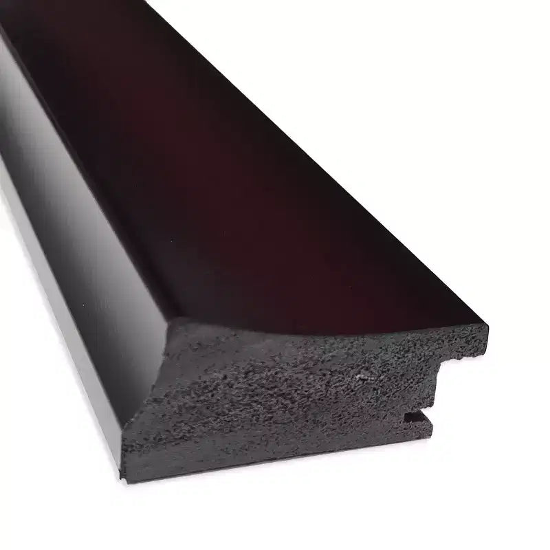 Specchio da parete per bagno con cornice smussata Grand Narrow, da mezzo pollice