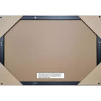 Specchio da parete per bagno con cornice smussata Grand Narrow, da mezzo pollice