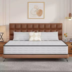 BestMassage 10 Inch Hybrid Mattress with Innerspring and Foam Fiberglass Free Medium Firm Ideal for Back Stomach and Side Sleepers
