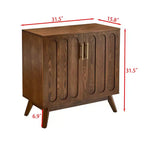 Mobile credenza con 2 ante e ripiani regolabili