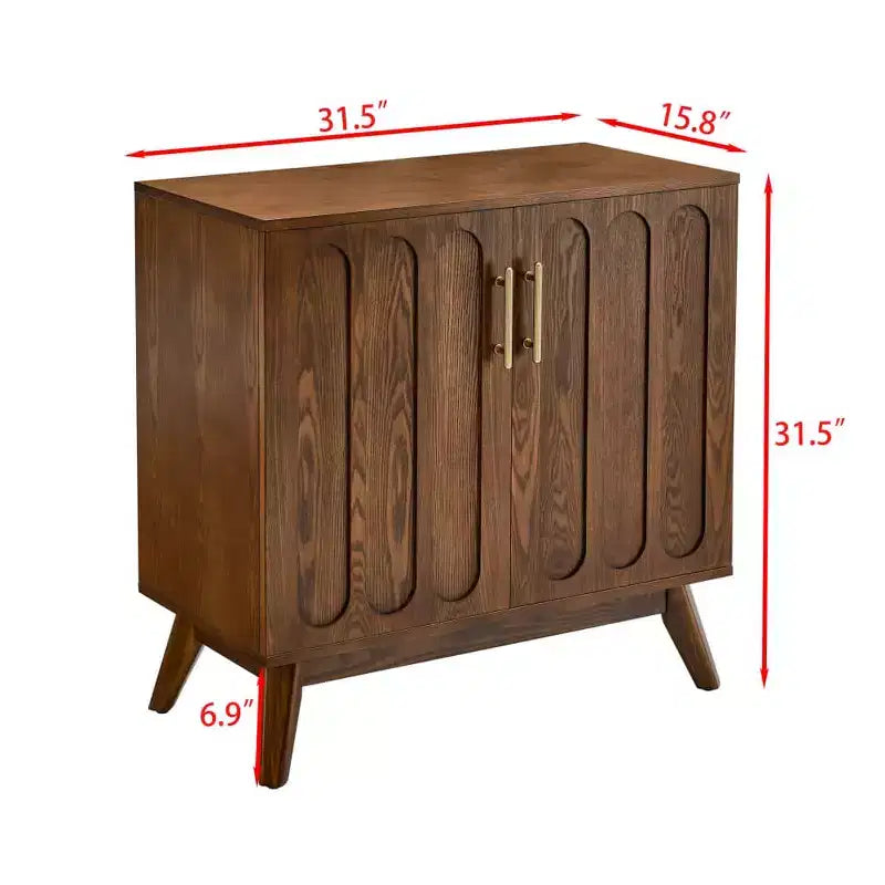 Mobile credenza con 2 ante e ripiani regolabili