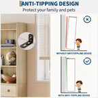 Libreria Scanalata con 3 Cassetti – Scaffale Alto 180 cm con Design Ondulato