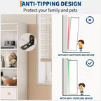 Libreria Scanalata con 3 Cassetti – Scaffale Alto 180 cm con Design Ondulato