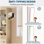 Libreria Scanalata con 3 Cassetti – Scaffale Alto 180 cm con Design Ondulato