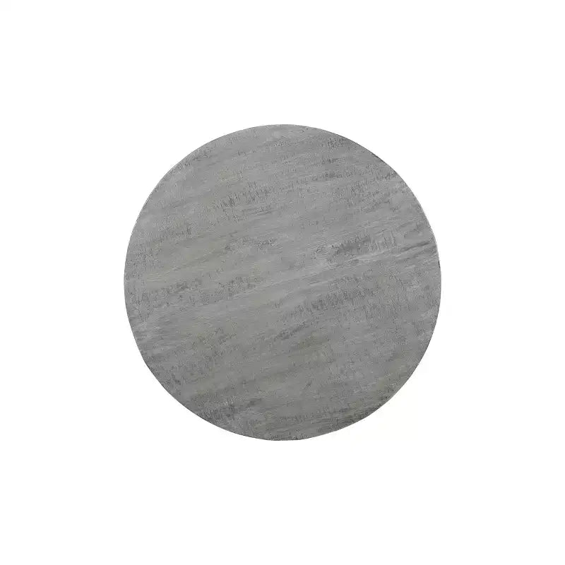 Tavolo da pranzo rotondo in legno di mango – Grigio