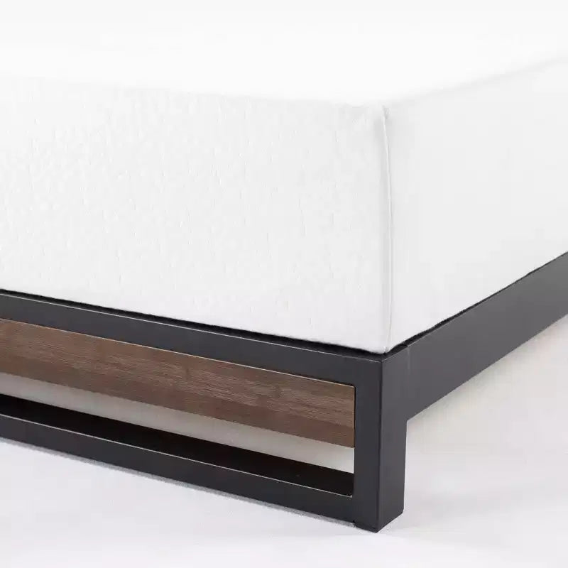 Struttura letto a piattaforma 6 Suzanne con finitura grigio lavato - Zinus