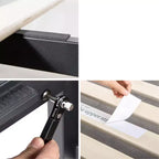 Struttura letto a piattaforma 6 Suzanne con finitura grigio lavato - Zinus