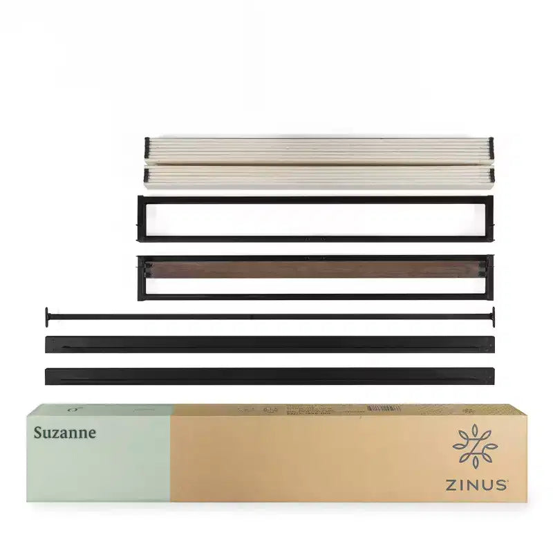 Struttura letto a piattaforma 6 Suzanne con finitura grigio lavato - Zinus