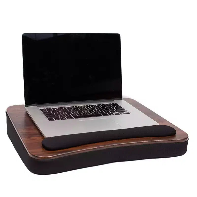 Lap Desk multiuso con piano in legno e memory foam